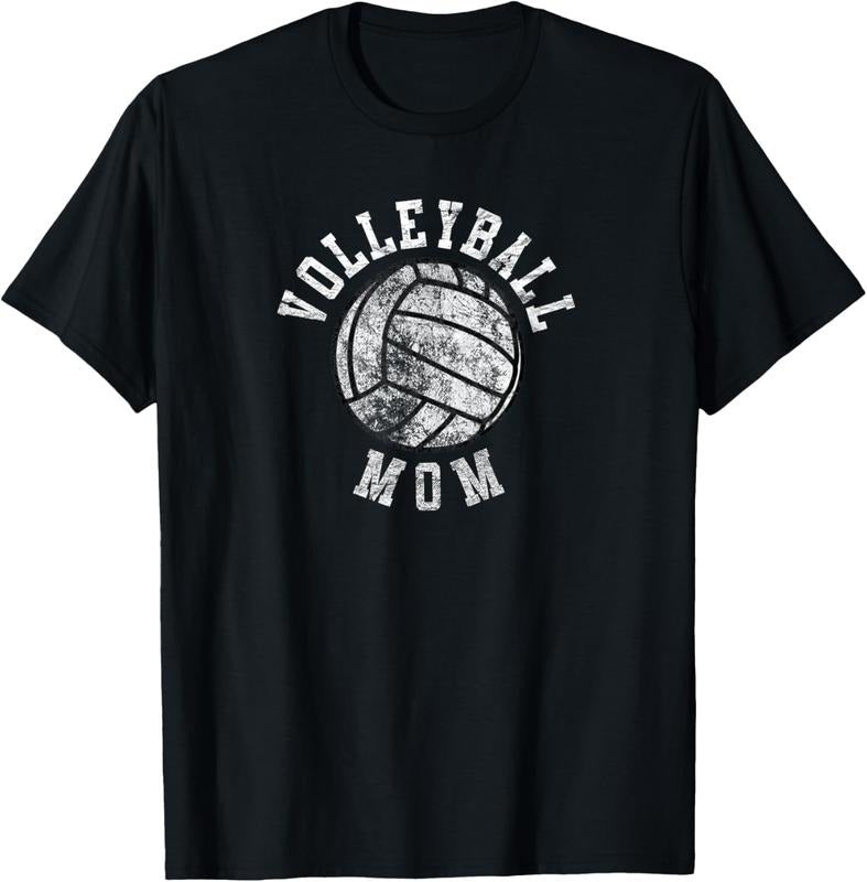 100% Cotton Vintage Volleyball Mom T-Shirt Hoodie, Sweatshirt | DripVista.com