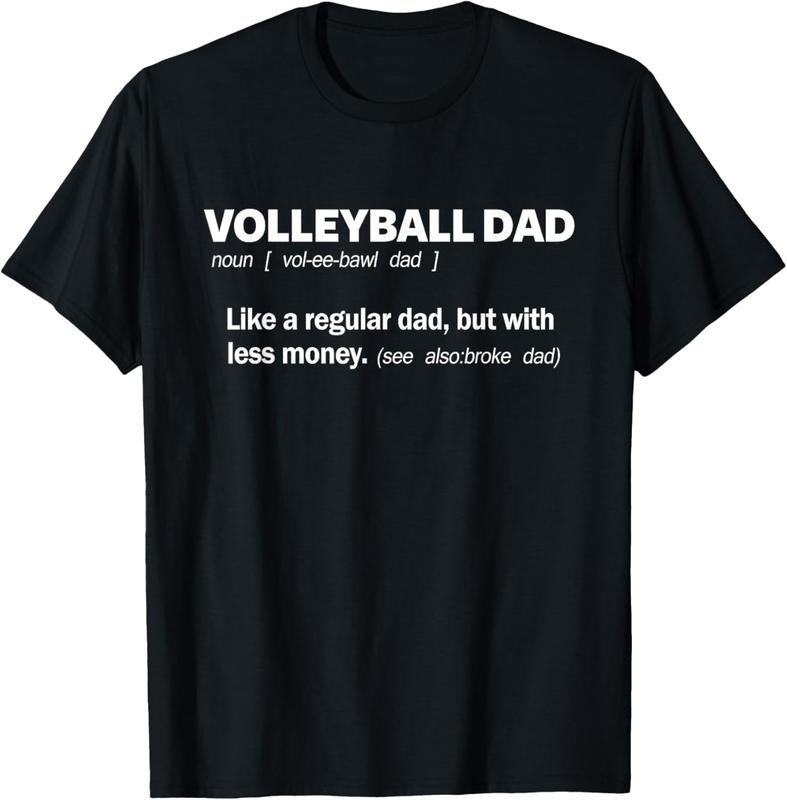 100% Cotton Volleyball Dad for Men Funny Definition Father of Players T-Shirt Hoodie, Sweatshirt | DripVista.com