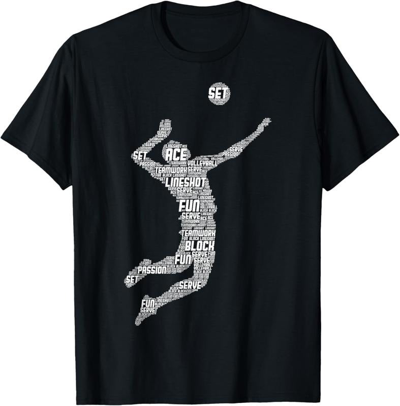 100% Cotton Volleyball Player Boys Youth Men T-Shirt Hoodie, Sweatshirt | DripVista.com