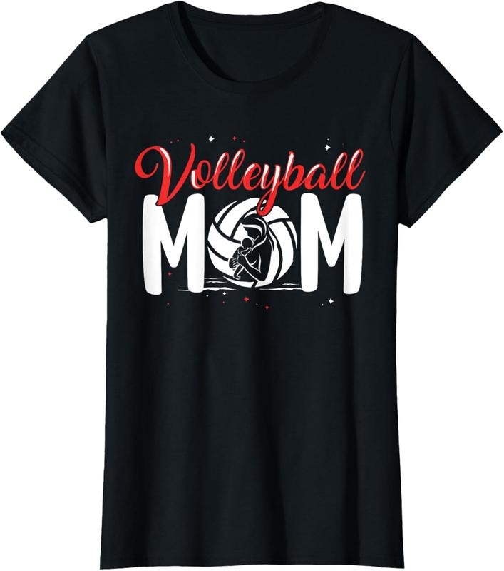100% Cotton Volleyball Player Mom Love Volleyball Mom T-Shirt Hoodie, Sweatshirt | DripVista.com