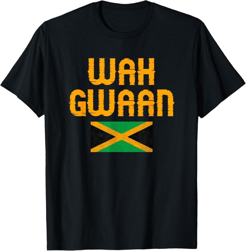 100% Cotton Wah Gwaan Jamaica T-Shirt Hoodie, Sweatshirt | DripVista.com