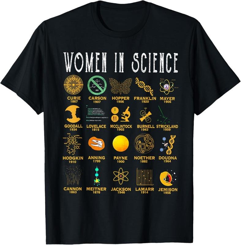 100% Cotton Women In Science T-Shirt Hoodie, Sweatshirt | DripVista.com