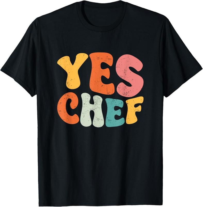 100% Cotton Yes Chef - Funny Saying Slang Restaurant Chef Cook Cooking T-Shirt Hoodie, Sweatshirt | DripVista.com