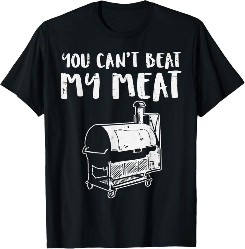 100% Cotton You Cant Beat My Meat Funny Bbq Barbecue Grill Men Women T-Shirt Hoodie, Sweatshirt | DripVista.com