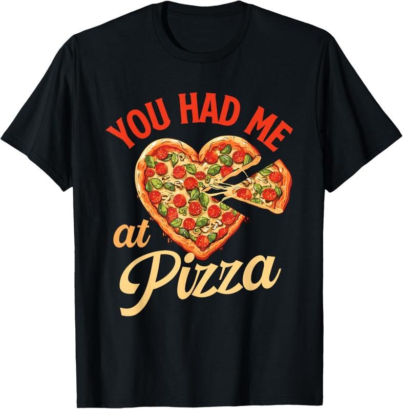 100% Cotton You Had Me At Pizza - Pizza Baker Food Lover T-Shirt Hoodie, Sweatshirt | DripVista.com