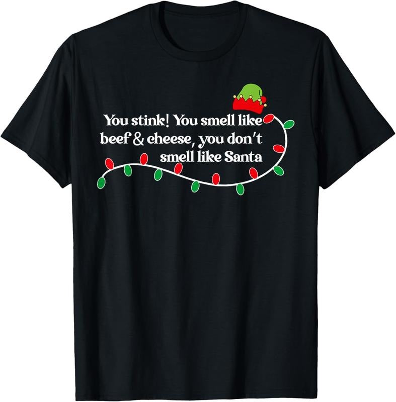 100% Cotton You Stink! You Smell Like Beef & Cheese, You Don't Smell T-Shirt Hoodie, Sweatshirt | DripVista.com