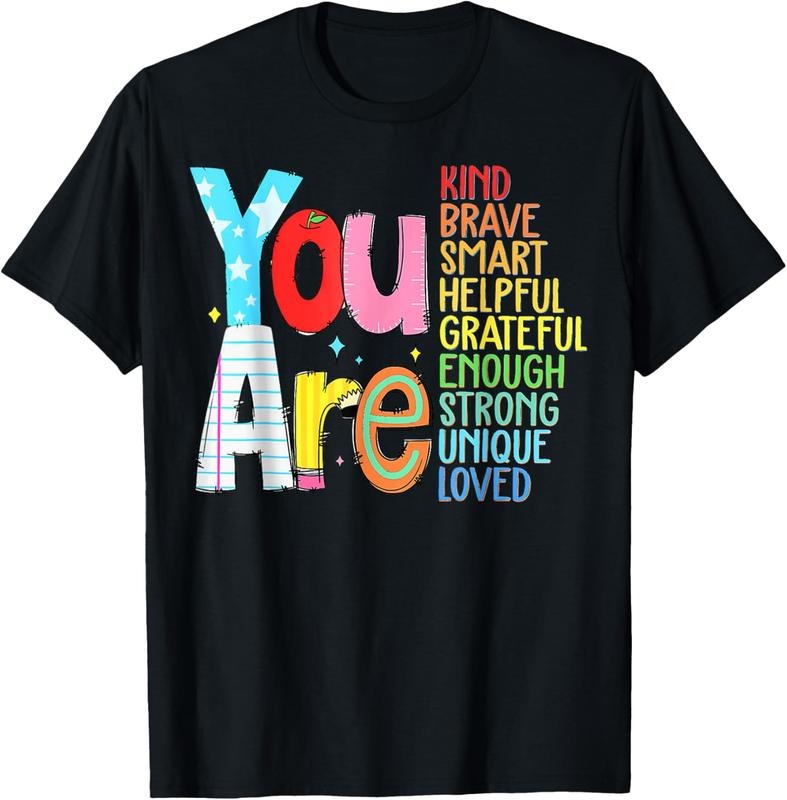 100% Cotton You are kind brave ,back to school T-Shirt Hoodie, Sweatshirt | DripVista.com