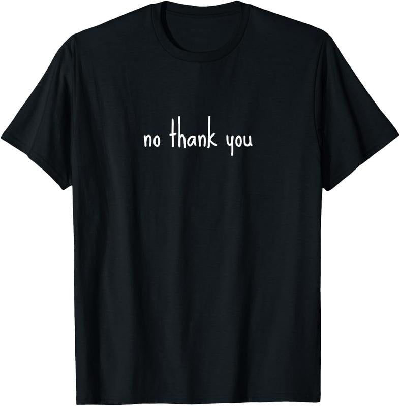 100% Cotton no thank you, funny sarcastic humor cute novelty minimalist T-Shirt Hoodie, Sweatshirt | DripVista.com