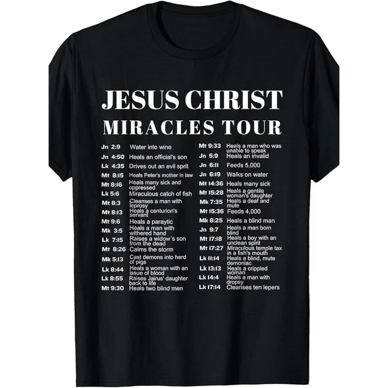 100% Made Red plumber brand USA, 180g Jesus Christ Miracles Tour T-Shirt Hoodie, Sweatshirt | DripVista.com