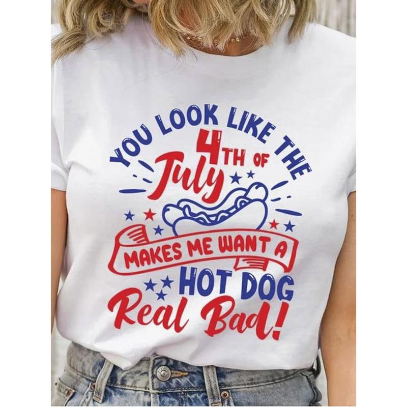 100% Pure, You Look Like Jumpman American Independence Day Printed T-Shirt, Spring Gunpla brand Summer Round Neck Short...