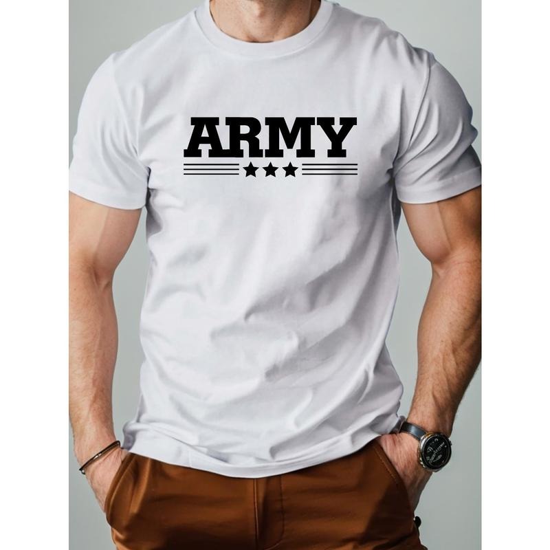 100% cotton T-shirt, ARMY cotton men's T-shirt comfortable fit Made in USA Hoodie, Sweatshirt | DripVista.com
