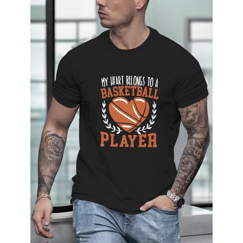 100% cotton T-shirt, Cartoon Print Short Sleeve T-shirt, Men's Casual Comfy Versatile Tees For Summer Outdoor Gift Made...