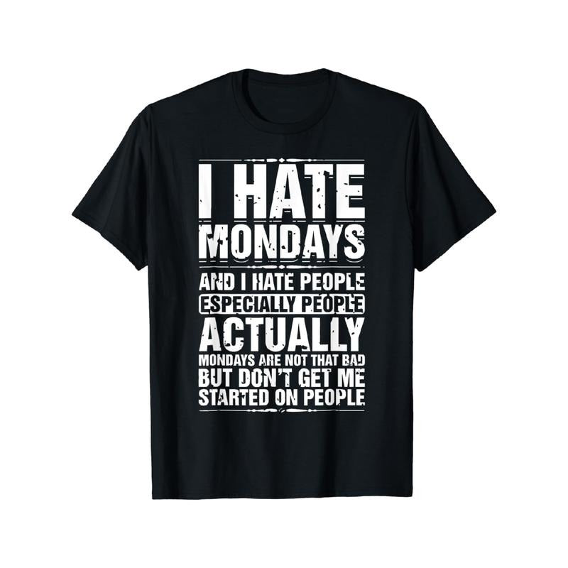 100 Cotton Sarcastic Swoosh Hate People Funny T-Shirt