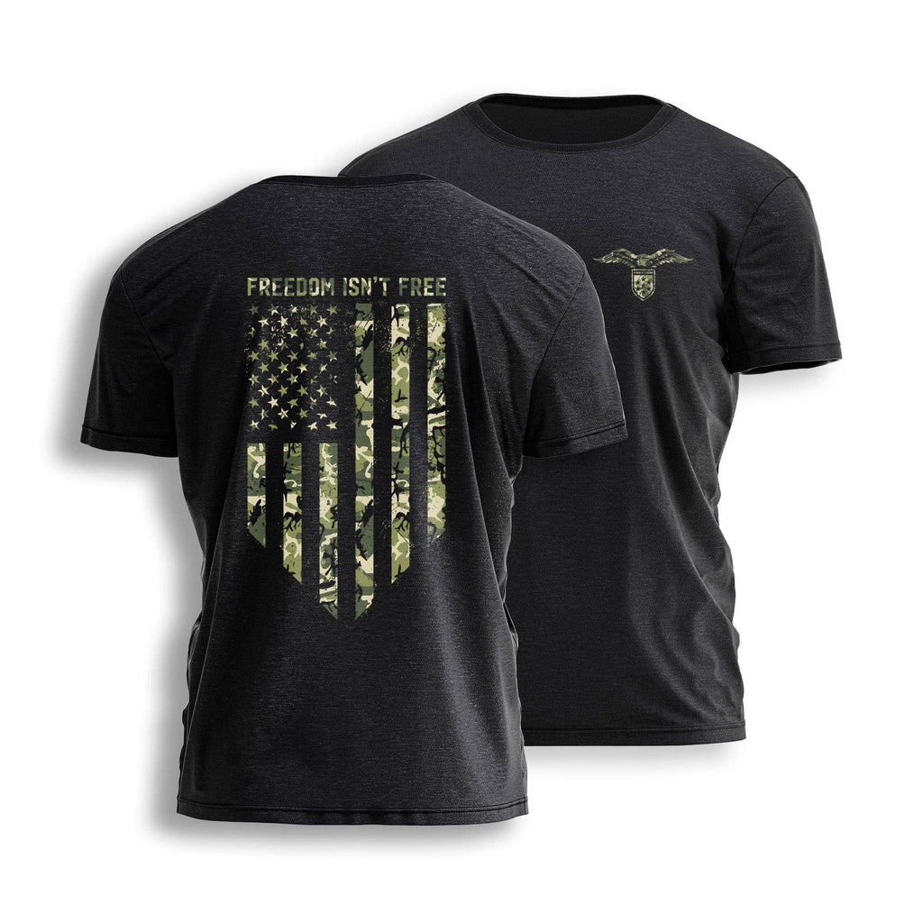 Freedom Isn't Free Camo Flag Tee 8804