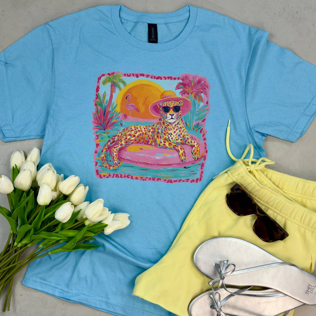 Poolside Leopard Tee