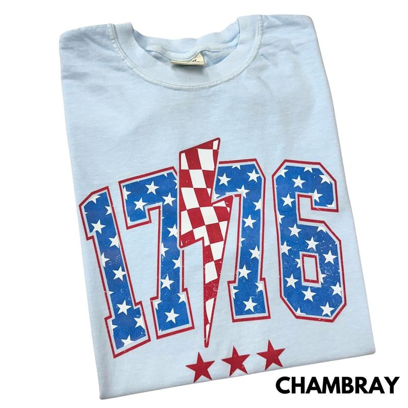 1776 Lightning Bolt Comfort Colors T-Shirt