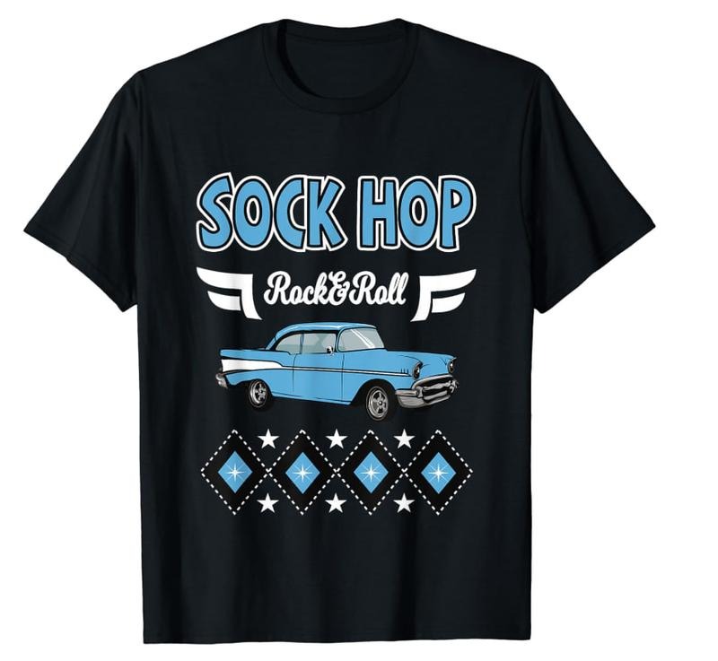 1950s Sock Hop Clothes Vintage 50s Party Rockabilly Doo Wop T-Shirt Menswear Top Hoodie, Sweatshirt | DripVista.com