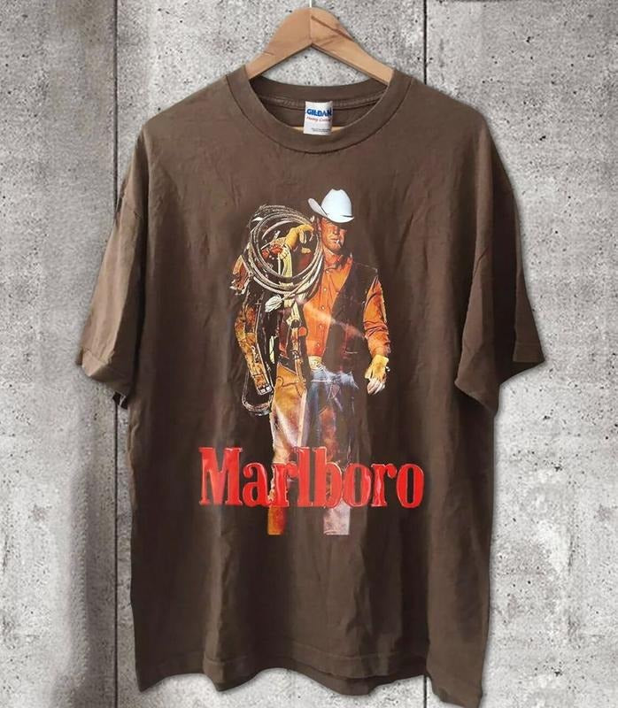 1990s Marlboro Cowboy Pocket T Shirt Horse, vintage Marlboro Cowboy  T-shirt, sweater and Hoodie Sweatshirt | DripVista.com