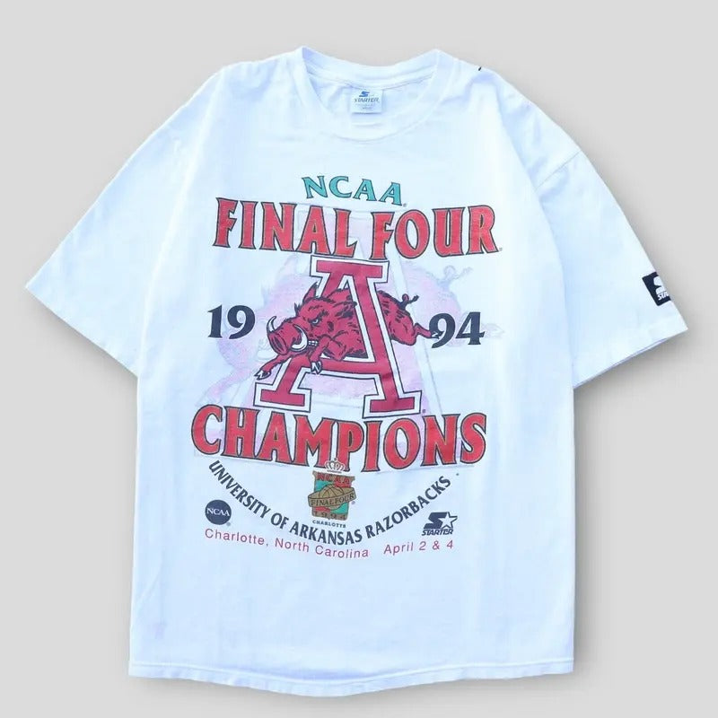 1994 NCAA Final Four Razorbacks Championship Starter Game Tee Vintage T-shirt Hoodie, Sweatshirt | DripVista.com