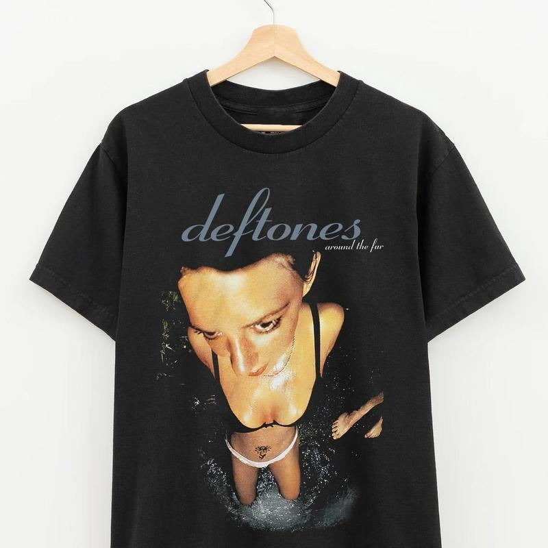 1997 Deftones Around The Fur T-Shirt, Deftones Music Song T-shirt, Vintage 90s style top clothing, Unisex graphic...