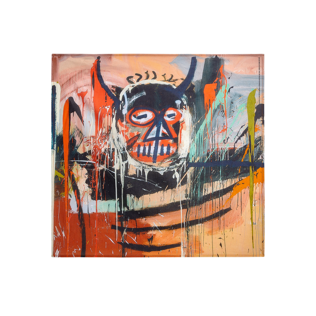 Jean-Michel Basquiat “Untitled, 1982 (Devil)” Bandana