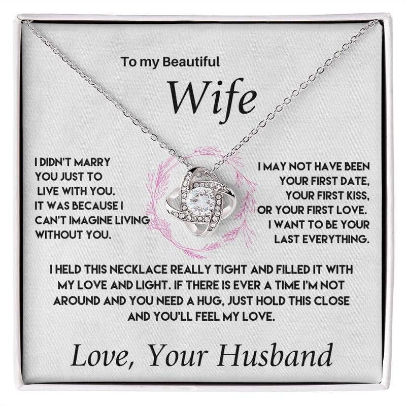 1st Anniversary Gift For Wife, 10 Year Anniversary Gift For Wife, To My Soulmate Necklace, Gift From Husband To Wife,...