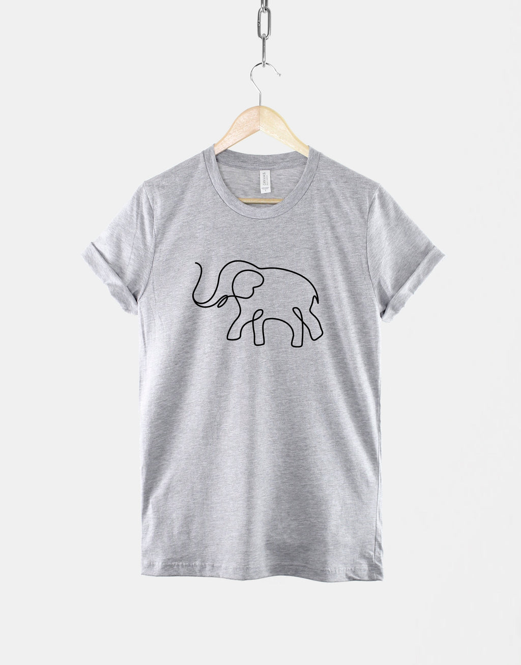 Minimalist Elephan Elephant Animal Lover Wildlife Fan Unisex T-shirt, Sweatshirt, Hoodie (3)