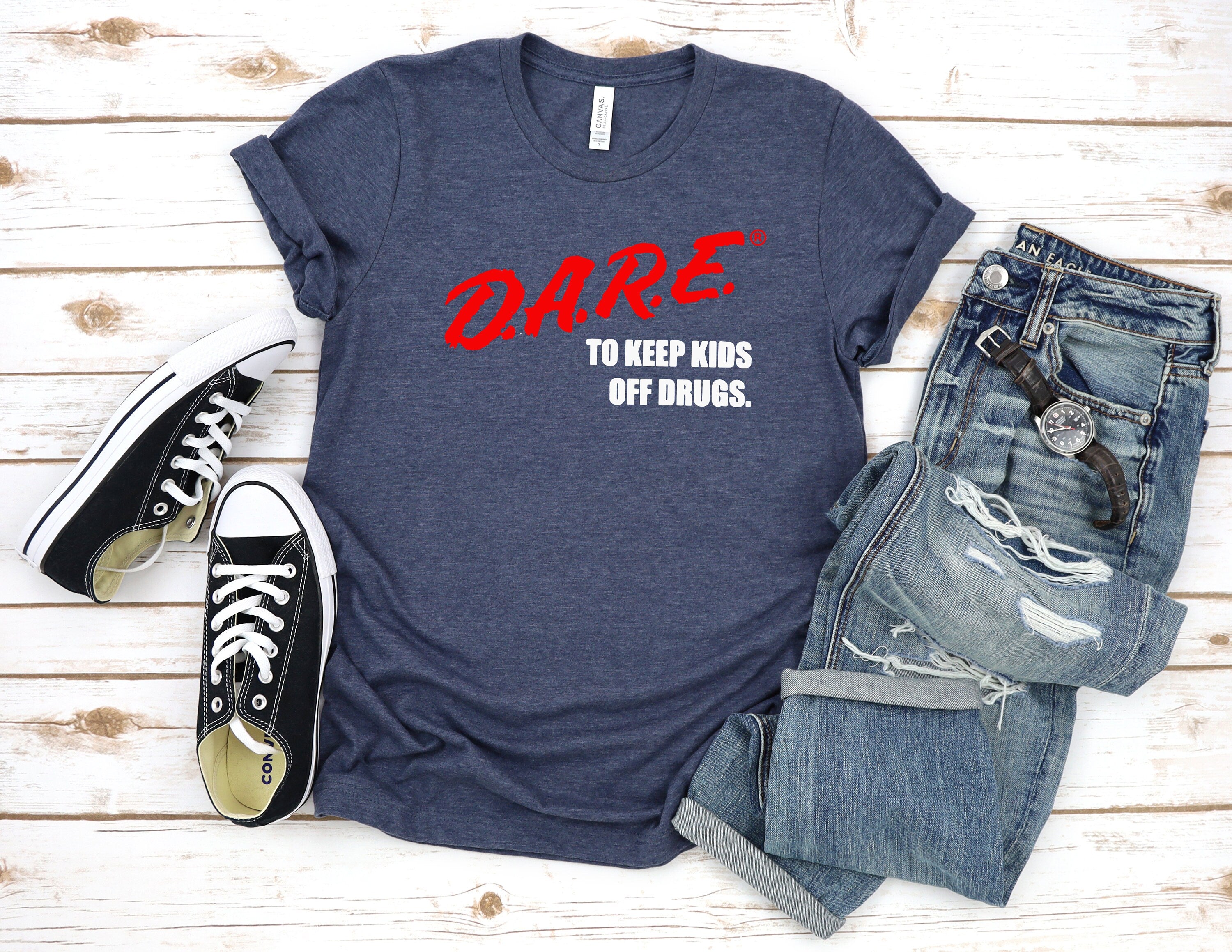 Dare Keep Off Drugs Family Sayings Vintage Inspired Him (3)