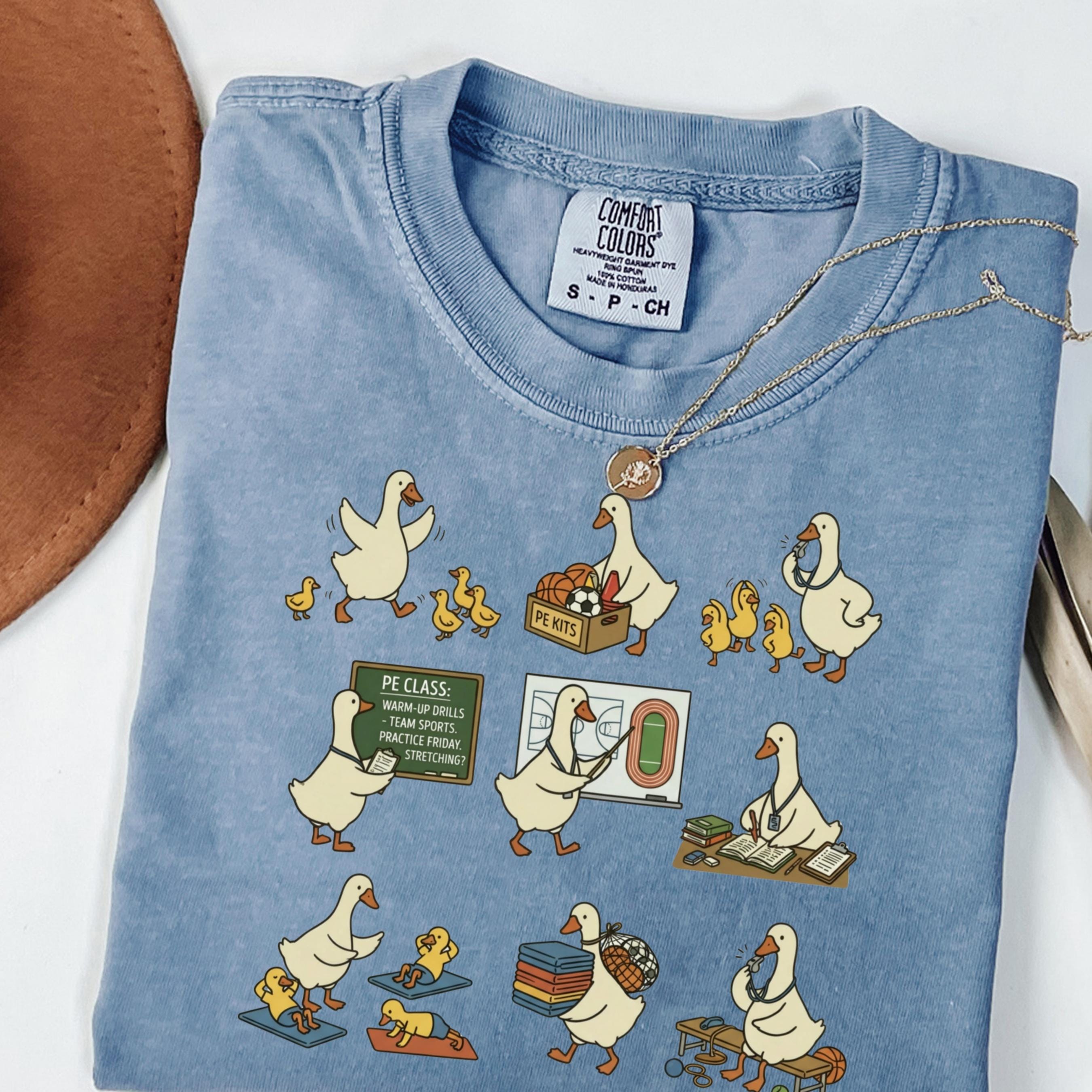 Pe Teacher Comfort Colors Gym Teacher Goose Coach Tee Physical Education Teacher Teacher Appreciation (3)