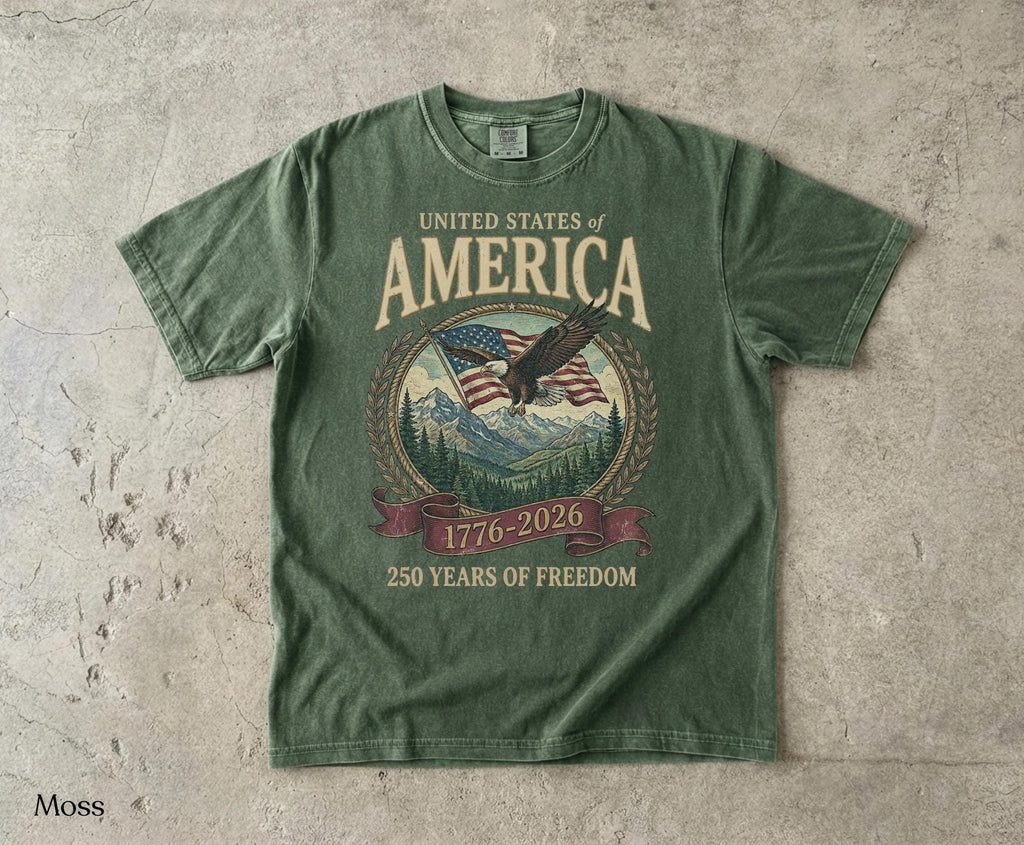America 250th Anniversary 90s Comfort Colors Y2k Oversized Patriotic Usa Streetwear (3)