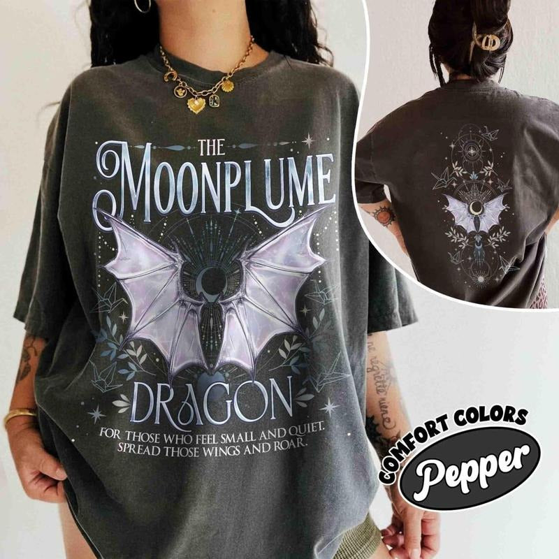 2 Side, Dragon Moonplume Comfort Colors Shirt, When The Moon Hatched T Shirt, Sarah Parker Inspired Tee, Gift For Book...