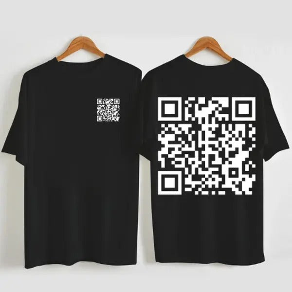 2 Sides I F*cking Love You QR Code T-Shirt, QR Code I F*cking Love You Valentine's T-Shirt, Valentines Gifts, Gift For Her, Gift For Him, Clothing