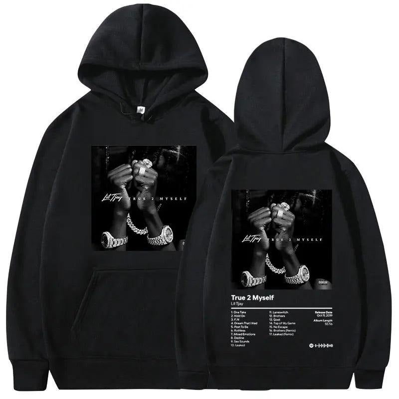 2 Sides Lil Tjay True 2 Myself Hoodie, Gift For Fan, Gift For Her, Gift For Him