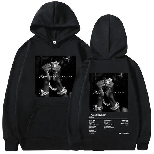 2 Sides Lil Tjay True 2 Myself Hoodie, Gift For Fan, Gift For Her, Gift For Him