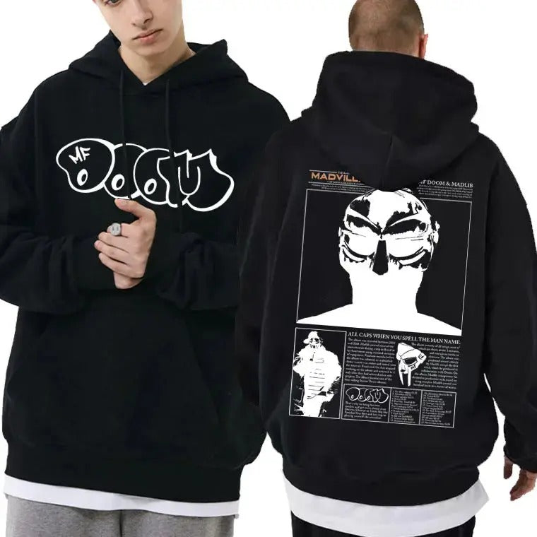2 Sides Rapper MF Doom Hoodie, Gift For Fan, Gift For Her, Gift For Him
