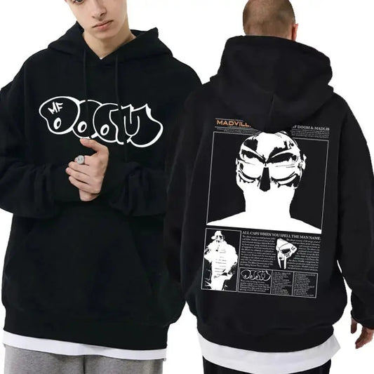 2 Sides Rapper MF Doom Hoodie, Gift For Fan, Gift For Her, Gift For Him