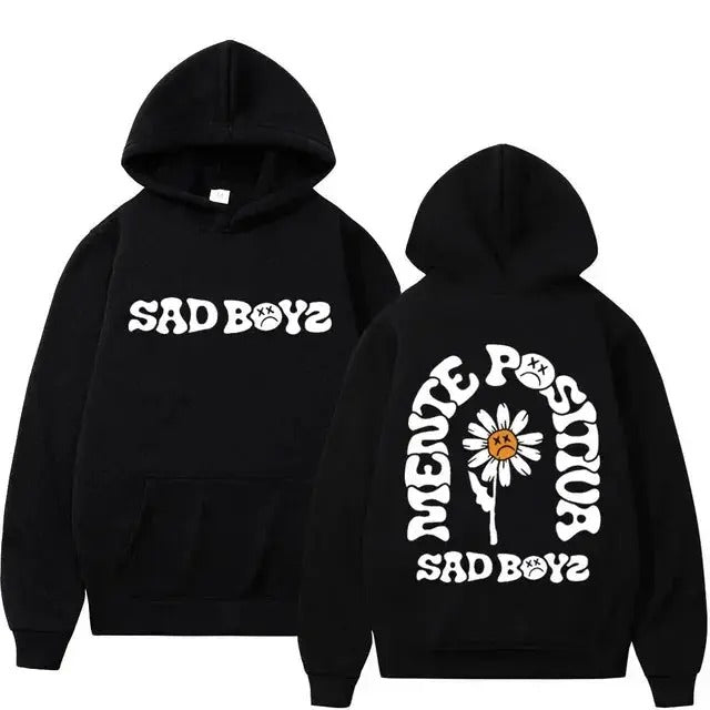 2 Sides Sad Boyz Mente Positiva Hoodie, Gift For Fan, Gift For Her, Gift For Him