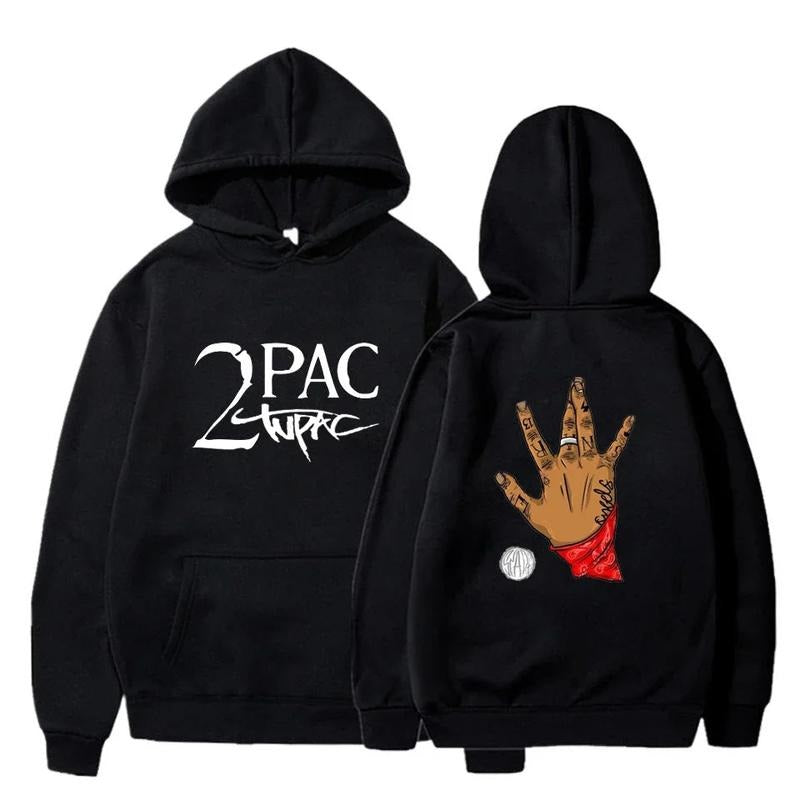 2 Sides Tupac Gangsta Hoodie, Gift For Fan, Gift For Her, Gift For Him