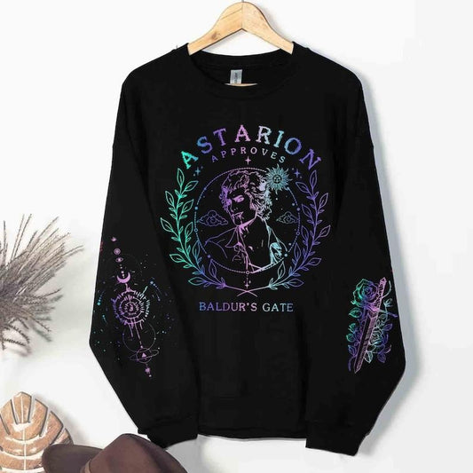 2 Slide Design, Astarion Sweatshirt, Baldurs Gate 3 Astarion Sweatshirt, Video Game Shirt, Astarion Rogue, Astarion Vamp Sweatshirt, BG3 Merch, Gamer Gift