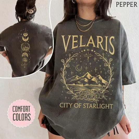 2 Slides, Velaris Shirt, ACOTAR shirt, acotar Merch, Night Court Shirt, City Of Starlight, Sarah J Mass House of Win - Unisex Shirt - Bookish Gift for Women - Booktok T-Shirt - Book Lover, Womenswear Shortsleeve Crewneck Cotton Casual Top Fit