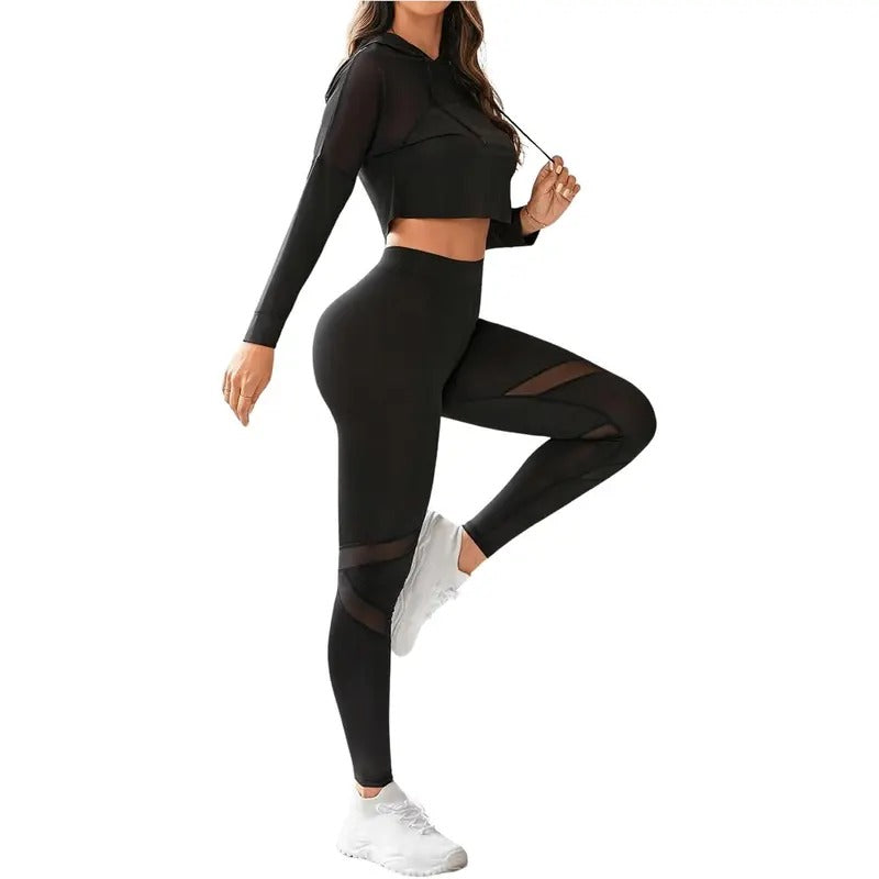 2 Straw hat pirates Long Sleeve Crop Hoodie Gunpla brand Leggings Sets Yoga Outfit Tracksuits T-Shirts, Sweatshirt