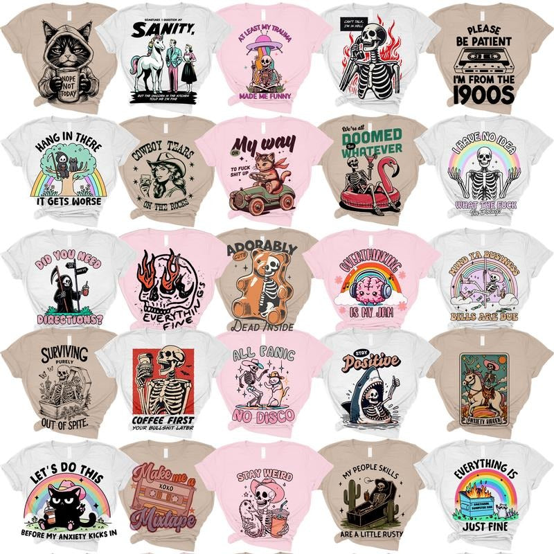 2 for $29 Mystery Tees! - Print is Sublimation, Unisex Non-Fitted T-Shirt