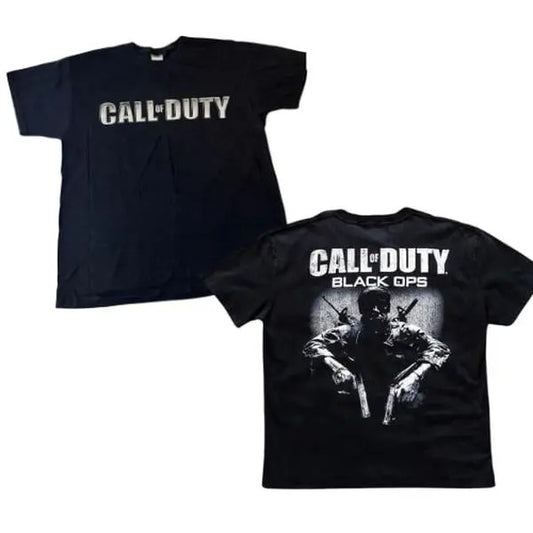 2-sides Vintage Call of Duty shirt, Black Ops Made Using 100% Us Cotton, Design & Printed In The USA Menswear T-Shirt