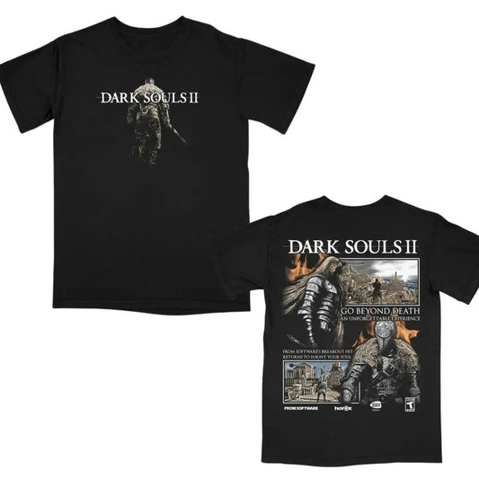 2-sides Vintage Dark Souls II shirt, Made Using 100% Us Cotton, Design & Printed In The USA Menswear T-Shirt graphic  tee