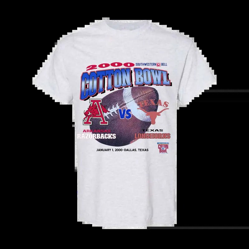 2000 VTG Arkansas VS Texas Cotton Bowl, Full Color, Full Size