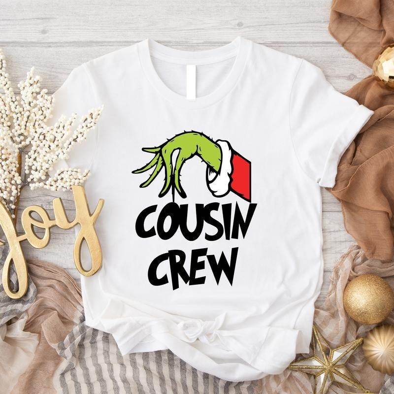 2023 Christmas Cousins Shirt, Christmas Cousin Crew T-Shirt, Matching Family Christmas Tee, Trendy Cousin Squad Holiday Shirt, Family Gathering Gift Shirt, Cousin Vacation Short Sleeve.