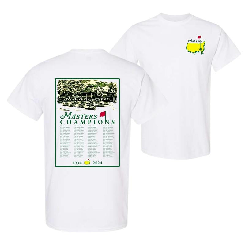 2024 Masters Tournament Augusta Spiky hair fighters Years Shirt, Golf Tournament Sweatshirt, Graphic Tee, Men'WB shield...
