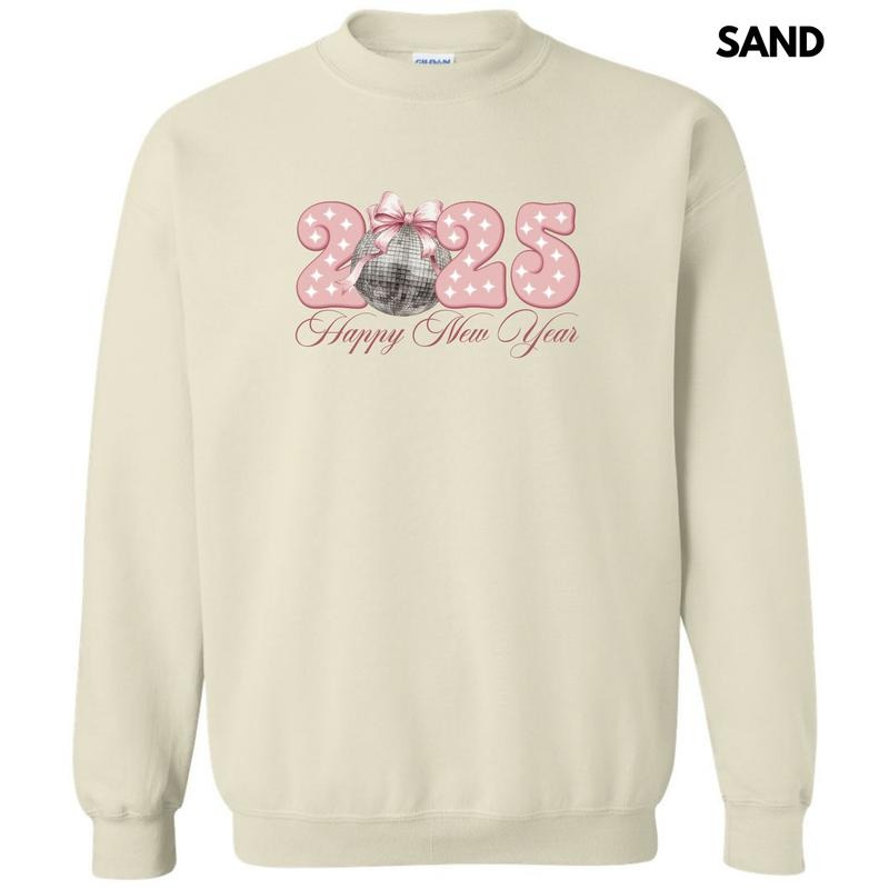 2025 Blush Disco New Year Sweatshirt 'NLB'