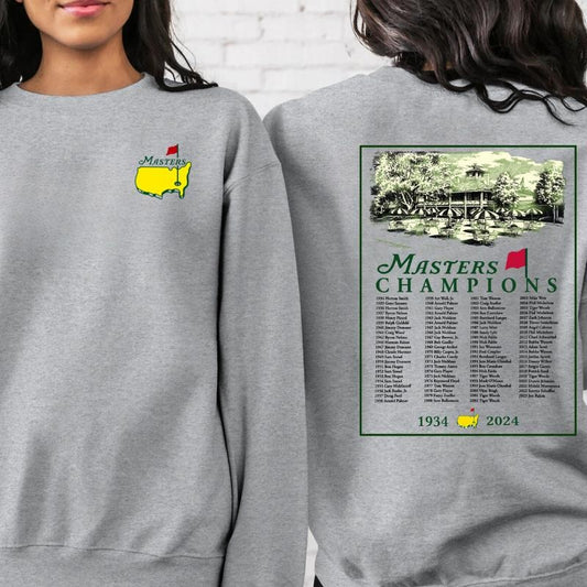 2025 Masters Tournament Augusta 91 Years 2 Sided Sweatshirt Hoodie, Golf Tournament Shirt, All season Outfit