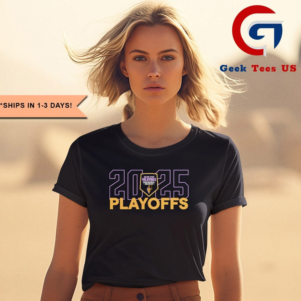 2025 Playoffs Golden State Valkyries WNBA Inaugural Season logo shirt
